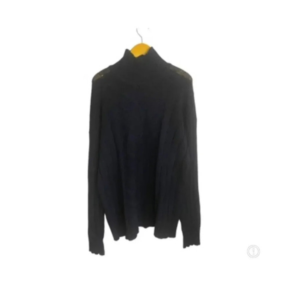 Armani Black Wool Turtleneck Sweater - Picture 1 of 5